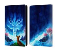 Head Case Designs Officially Licensed Jonas JoJoesArt Jödicke Wisdom Wildlife Leather Wallet Case Compatible With Kindle Paperwhite 5 (2021)