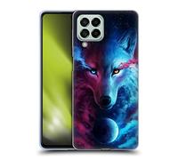 Head Case Designs Officially Licensed Jonas JoJoesArt Jödicke Wolf Galaxy Wildlife Gel Case [Military Grade Protection] Compatible With Samsung Galaxy M53 (2022)