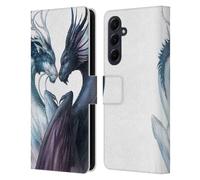 Head Case Designs Officially Licensed Jonas JoJoesArt Jödicke Yin And Yang Dragons Wildlife 2 Leather Wallet Case Compatible With Samsung Galaxy A55 5G