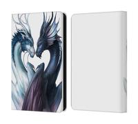 Head Case Designs Officially Licensed Jonas JoJoesArt Jödicke Yin And Yang Dragons Wildlife 2 Leather Wallet Case Compatible With Amazon Kindle 11th Gen (2024)