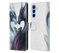 Head Case Designs Officially Licensed Jonas JoJoesArt Jödicke Yin And Yang Dragons Wildlife 2 Leather Wallet Case Compatible With Samsung Galaxy A16 5G