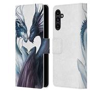 Head Case Designs Officially Licensed Jonas JoJoesArt Jödicke Yin And Yang Dragons Wildlife 2 Leather Wallet Case Compatible With Samsung Galaxy A13 5G (2021)