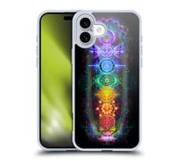 Head Case Designs Officially Licensed Jumbie Art Chakras Visionary Gel Case [Military Grade Protection] Compatible with Apple iPhone 16 Plus and Compatible with MagSafe