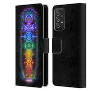 Head Case Designs Officially Licensed Jumbie Art Chakras Visionary Leather Wallet Case Compatible With Galaxy A52 / A52s / 5G (2021)