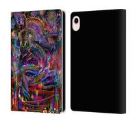 Head Case Designs Officially Licensed Jumbie Art Dragon Visionary Leather Wallet Case Compatible With Apple iPad mini (2021/2024)