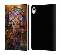 Head Case Designs Officially Licensed Jumbie Art Ganesha Gods and Goddesses Leather Wallet Case Compatible With Apple iPad mini (2021/2024)