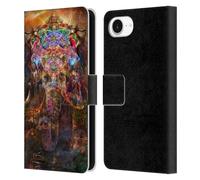 Head Case Designs Officially Licensed Jumbie Art Ganesha Gods and Goddesses Leather Wallet Case Compatible With Apple iPhone 16e