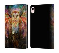 Head Case Designs Officially Licensed Jumbie Art Owl Visionary Leather Wallet Case Compatible With Apple iPad mini (2021/2024)
