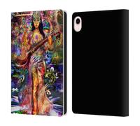 Head Case Designs Officially Licensed Jumbie Art Saraswatti Gods and Goddesses Leather Wallet Case Compatible With Apple iPad mini (2021/2024)