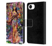 Head Case Designs Officially Licensed Jumbie Art Saraswatti Gods and Goddesses Leather Wallet Case Compatible With Apple iPhone 16e