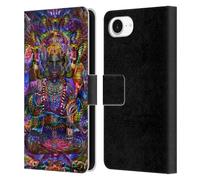 Head Case Designs Officially Licensed Jumbie Art Vishnu Gods and Goddesses Leather Wallet Case Compatible With Apple iPhone 16e
