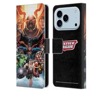 Head Case Designs Officially Licensed Justice League DC Comics #10 Darkseid War Comic Book Covers Leather Wallet Case Compatible With Apple iPhone 17 Pro