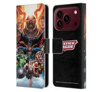 Head Case Designs Officially Licensed Justice League DC Comics #10 Darkseid War Comic Book Covers Leather Wallet Case Compatible With Apple iPhone 18 Pro