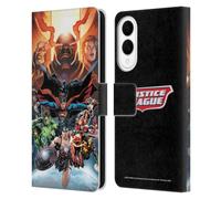 Head Case Designs Officially Licensed Justice League DC Comics #10 Darkseid War Comic Book Covers Leather Wallet Case Compatible With Samsung Galaxy S25 Edge