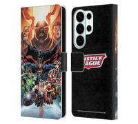 Head Case Designs Officially Licensed Justice League DC Comics #10 Darkseid War Comic Book Covers Leather Wallet Case Compatible With Samsung Galaxy S26 Ultra