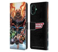 Head Case Designs Officially Licensed Justice League DC Comics #10 Darkseid War Comic Book Covers Leather Wallet Case Compatible With Samsung Galaxy A07