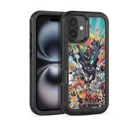 Head Case Designs Officially Licensed Justice League DC Comics #100 Variant Teen Titans Comic Art Ultra-Armoured Shockproof Case [Military Grade Protection] Compatible With Apple iPhone 16