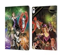 Head Case Designs Officially Licensed Justice League DC Comics #30 Group Dark Comic Art Leather Wallet Case Compatible With Apple iPad Air 13 2024/2025