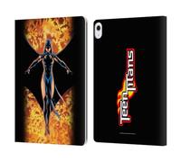 Head Case Designs Officially Licensed Justice League DC Comics #8 Raven Teen Titans Comic Art Leather Wallet Case Compatible With Apple iPad Air 13 2024/2025