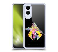 Head Case Designs Officially Licensed Justice League DC Comics Aquaman Dark Electric Pop Icons Gel Case [Military Grade Protection] Compatible With Samsung Galaxy S25 Edge