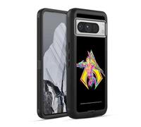 Head Case Designs Officially Licensed Justice League DC Comics Aquaman Dark Electric Pop Icons Ultra-Armoured Shockproof Case [Military Grade Protection] Compatible With Google Pixel 8 Pro