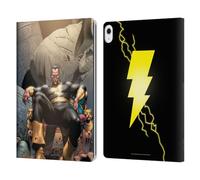 Head Case Designs Officially Licensed Justice League DC Comics Black Adam Classic Costume Shazam Leather Wallet Case Compatible With Apple iPad Air 13 2024/2025