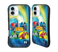 Head Case Designs Officially Licensed Justice League DC Comics Box Supreme Team Hybrid Case Compatible With Apple iPhone 16 Plus