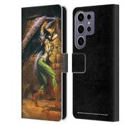 Head Case Designs Officially Licensed Justice League DC Comics Brightest Day #8 Hawkgirl Hawkman Comic Art Leather Wallet Case Compatible with Samsung Galaxy S25 Ultra