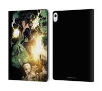 Head Case Designs Officially Licensed Justice League DC Comics Constantine and Zatanna Dark Comic Art Leather Wallet Case Compatible With Apple iPad Air 13 2024/2025