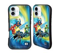 Head Case Designs Officially Licensed Justice League DC Comics Defenders Of Earth Supreme Team Hybrid Case Compatible With Apple iPhone 16 Plus