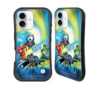 Head Case Designs Officially Licensed Justice League DC Comics Defenders Of Earth Supreme Team Hybrid Case Compatible With Apple iPhone 16
