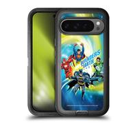 Head Case Designs Officially Licensed Justice League DC Comics Defenders Of Earth Supreme Team Ultra-Armoured Shockproof Case [Military Grade Protection] Compatible With Google Pixel 9 Pro XL