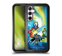 Head Case Designs Officially Licensed Justice League DC Comics Defenders Of Earth Supreme Team Ultra-Armoured Shockproof Case [Military Grade Protection] Compatible With Samsung Galaxy A35 5G