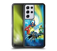 Head Case Designs Officially Licensed Justice League DC Comics Defenders Of Earth Supreme Team Ultra-Armoured Shockproof Case [Military Grade Protection] Compatible With Samsung Galaxy S21 Ultra 5G