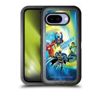 Head Case Designs Officially Licensed Justice League DC Comics Defenders Of Earth Supreme Team Ultra-Armoured Shockproof Case [Military Grade Protection] Compatible With Google Pixel 9A