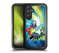 Head Case Designs Officially Licensed Justice League DC Comics Defenders Of Earth Supreme Team Ultra-Armoured Shockproof Case [Military Grade Protection] Compatible With Samsung Galaxy A54 5G
