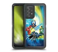 Head Case Designs Officially Licensed Justice League DC Comics Defenders Of Earth Supreme Team Ultra-Armoured Shockproof Case [Military Grade Protection] Compatible With Galaxy A52 / A52s / 5G (2021)