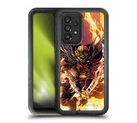 Head Case Designs Officially Licensed Justice League DC Comics Etrigan Demon Knights Dark Comic Art Ultra-Armoured Shockproof Case [Military Grade Protection] Compatible With Galaxy A33 5G (2022)