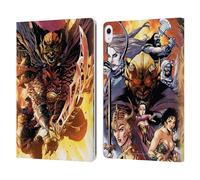 Head Case Designs Officially Licensed Justice League DC Comics Etrigan Demon Knights Dark Comic Art Leather Wallet Case Compatible With Apple iPad Air 13 2024/2025