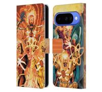 Head Case Designs Officially Licensed Justice League DC Comics Firestorm Other Members Comic Art Leather Wallet Case Compatible With Google Pixel 10