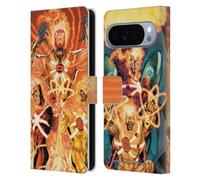 Head Case Designs Officially Licensed Justice League DC Comics Firestorm Other Members Comic Art Leather Wallet Case Compatible With Google Pixel 10 Pro XL