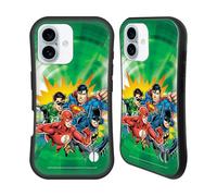 Head Case Designs Officially Licensed Justice League DC Comics Green Supreme Team Hybrid Case Compatible With Apple iPhone 16