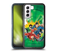 Head Case Designs Officially Licensed Justice League DC Comics Green Supreme Team Ultra-Armoured Shockproof Case [Military Grade Protection] Compatible With Samsung Galaxy S21 5G