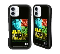 Head Case Designs Officially Licensed Justice League DC Comics Halftone Supreme Team Hybrid Case Compatible With Apple iPhone 16 Plus