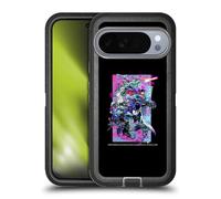Head Case Designs Officially Licensed Justice League DC Comics Heroes Glitch Dark Electric Graphics Ultra-Armoured Shockproof Case [Military Grade Protection] Compatible With Google Pixel 10 Pro XL