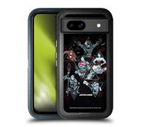 Head Case Designs Officially Licensed Justice League DC Comics Heroes Triangle Dark Electric Graphics Ultra-Armoured Shockproof Case [Military Grade Protection] Compatible With Google Pixel 8a