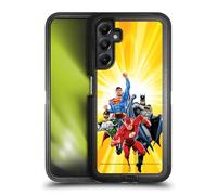 Head Case Designs Officially Licensed Justice League DC Comics Heroes Yellow Airbrushed Ultra-Armoured Shockproof Case [Military Grade Protection] Compatible With Samsung Galaxy A05s