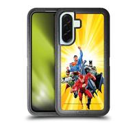 Head Case Designs Officially Licensed Justice League DC Comics Heroes Yellow Airbrushed Ultra-Armoured Shockproof Case [Military Grade Protection] Compatible With Samsung Galaxy A36 5G