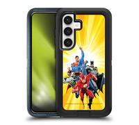 Head Case Designs Officially Licensed Justice League DC Comics Heroes Yellow Airbrushed Ultra-Armoured Shockproof Case [Military Grade Protection] Compatible With Samsung Galaxy S24 5G
