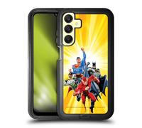 Head Case Designs Officially Licensed Justice League DC Comics Heroes Yellow Airbrushed Ultra-Armoured Shockproof Case [Military Grade Protection] Compatible With Samsung Galaxy A25 5G